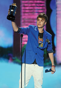 Justin Bieber at the MTV Movie Awards